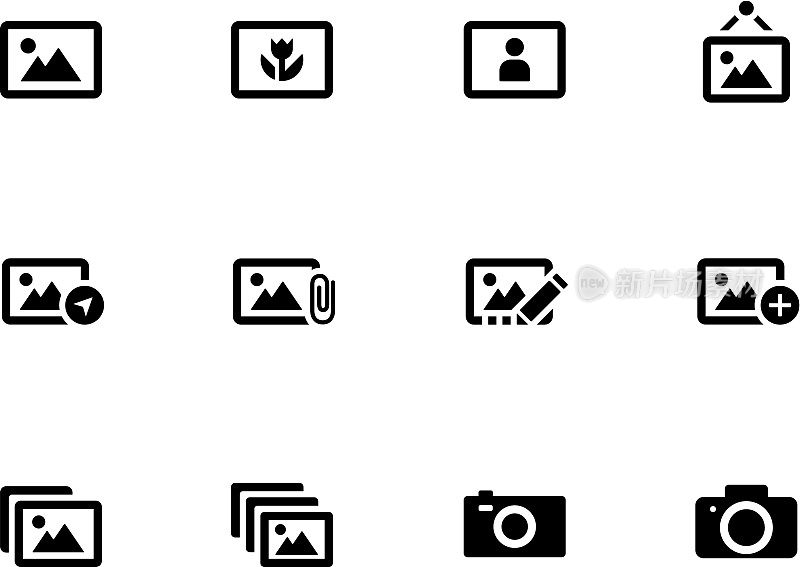 Photography and Camera icons